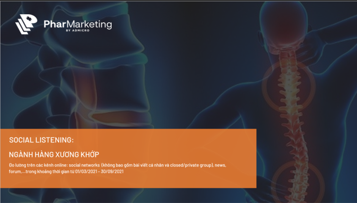 Social Listening: Ngành hàng xương khớp - Lắng nghe khách hàng nói gì? [Phần I]