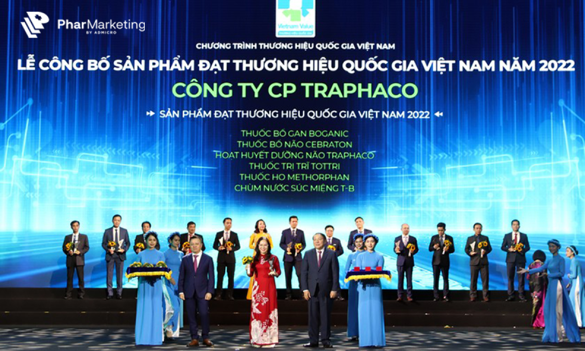 10 Doanh nghiệp Dược được vinh danh trong Lễ công bố Thương hiệu quốc gia Việt Nam 2022