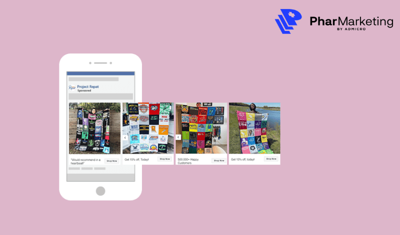 Carousel phù hợp người dùng đang tìm kiếm một dạng quảng cáo mới mẻ, thu hút khách hàng