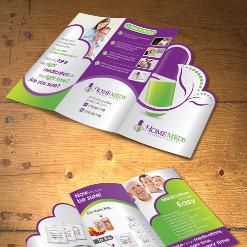 Một số mẫu Thiết kế Brochure ngành dược phẩm