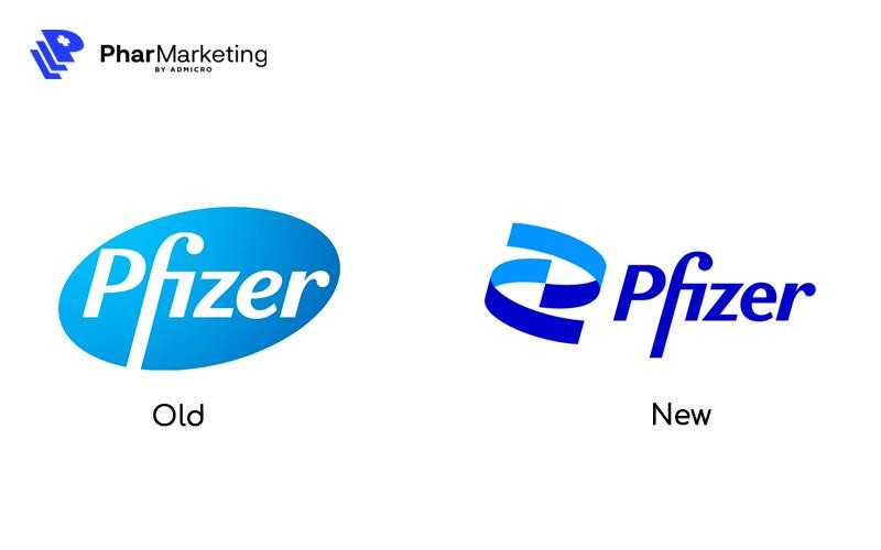 Thiết kế logo của thương hiệu dược Pfizer