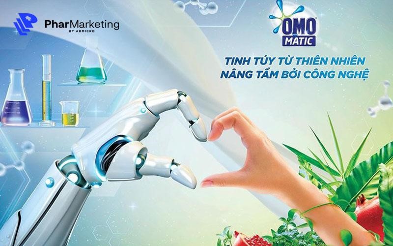 Key visual độc đáo sản phẩm Omo Matic